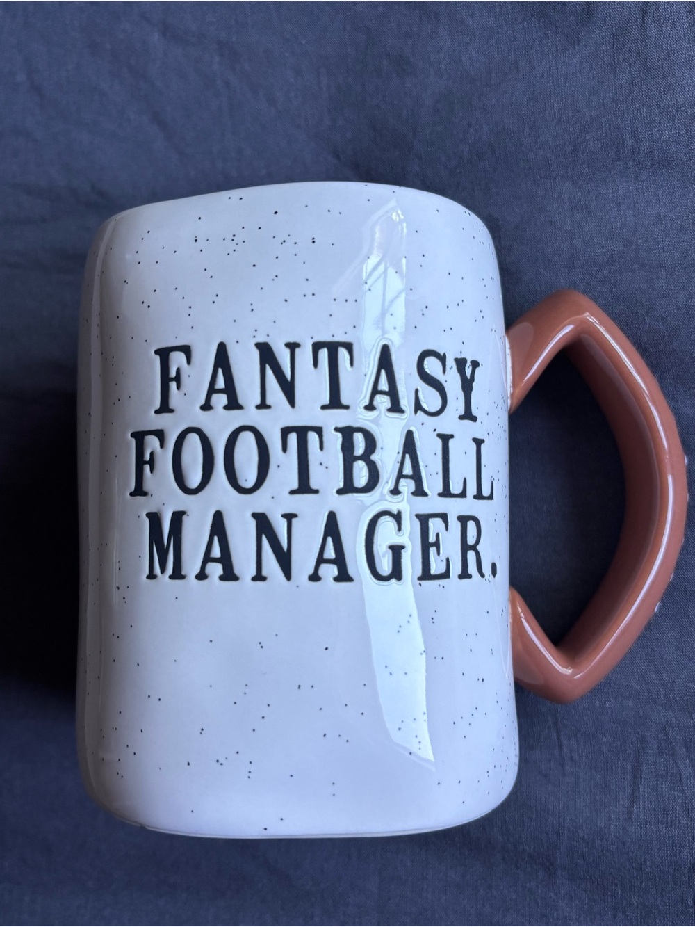 Rae Dunn Football Mug